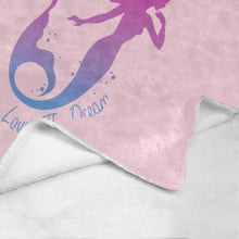 Load image into Gallery viewer, Loves The Ocean Mermaid Princess Ultra-Soft Micro Fleece Blanket 50" x 60"