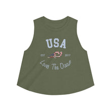 Load image into Gallery viewer, Loves The Ocean USA Limited Edition Women's Crop top
