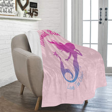 Load image into Gallery viewer, Loves The Ocean Mermaid Princess Ultra-Soft Micro Fleece Blanket 50" x 60"
