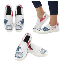 Load image into Gallery viewer, Loves The Ocean VW Slip On Canvas Kid's Shoes