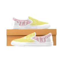 Load image into Gallery viewer, Loves The Ocean Yellow Rose Slip-on Canvas Shoes