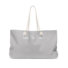 Load image into Gallery viewer, Loves The Ocean Grey Beach Bag