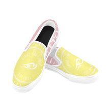 Load image into Gallery viewer, Loves The Ocean Yellow Rose Slip-on Canvas Shoes