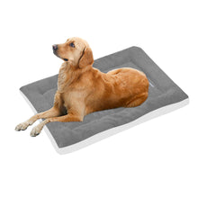 Load image into Gallery viewer, Loves The Ocean Grey Lightblue Dog Bed 54&quot; x 37&quot;