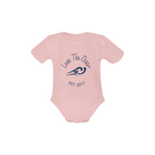 Load image into Gallery viewer, Loves The Ocean Rose Short Sleeve Onesie