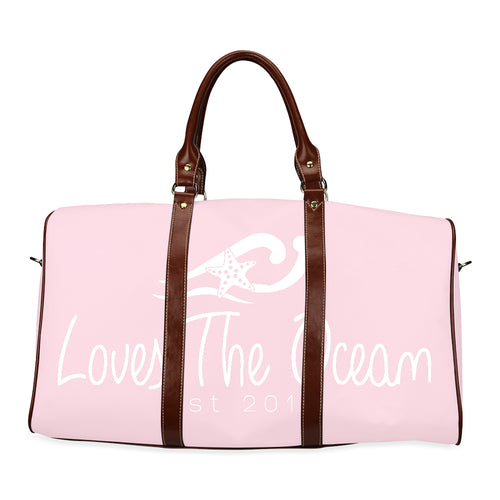 Loves The Ocean Rose Travel Bag