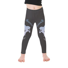 Load image into Gallery viewer, Loves The Ocean Mermaid Princess Lightblue Lilac All-Over Kid&#39;s Leggings