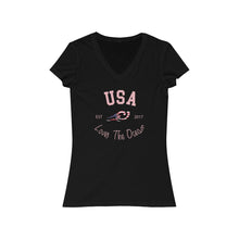 Load image into Gallery viewer, Loves The Ocean USA Limited Edition Women&#39;s V-Neck Tee