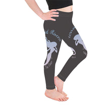 Load image into Gallery viewer, Loves The Ocean Mermaid Princess Lightblue Lilac All-Over Kid&#39;s Leggings