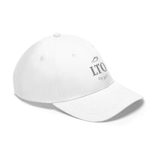 Load image into Gallery viewer, Loves The Ocean White Grey Twill Hat