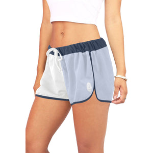 Loves The Ocean White LB All Over Print Casual Shorts