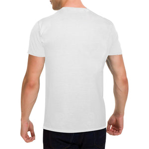 LTO Men White Yellow Cotton T-Shirt