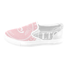 Load image into Gallery viewer, Loves The Ocean Grey Rose Slip- On Canvas Shoes