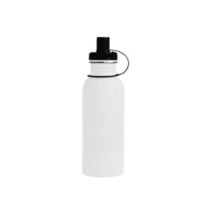 Loves The Ocean White Lightblue Sports Bottle (22 Oz)