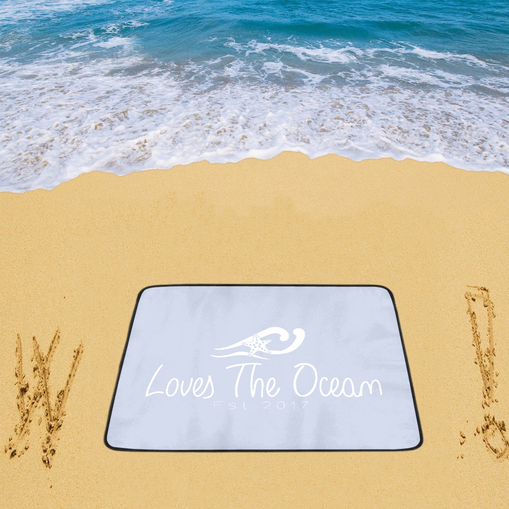 Loves The Ocean LB White Beach Mats 78