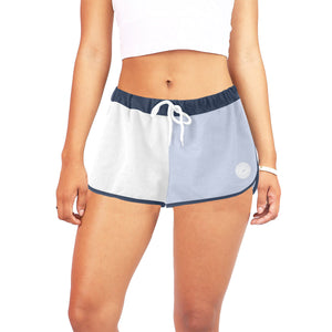 Loves The Ocean White LB All Over Print Casual Shorts