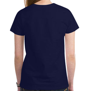 Loves The Ocean Navy Rose T-Shirt