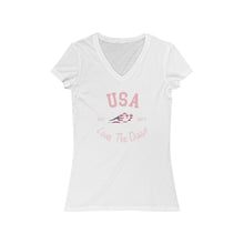 Load image into Gallery viewer, Loves The Ocean USA Limited Edition Women&#39;s V-Neck Tee