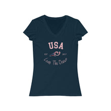 Load image into Gallery viewer, Loves The Ocean USA Limited Edition Women&#39;s V-Neck Tee