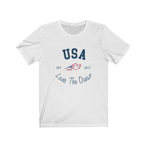 Loves The Ocean USA Limited Edition Unisex Short Sleeve Tee