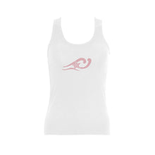 Load image into Gallery viewer, Loves The Ocean White Rose Tank Top