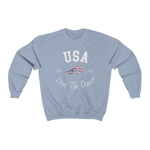 Loves The Ocean USA Limited Edition Unisex Crewneck Sweatshirt