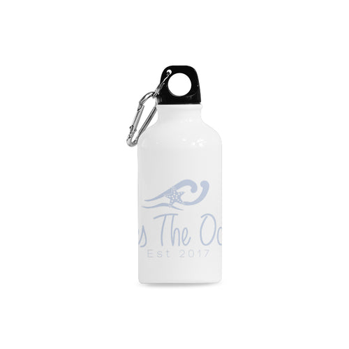 Loves The Ocean White LB Sports Bottle (13.5 Oz)