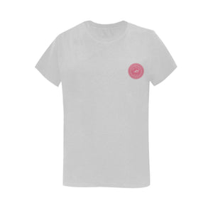 Loves The Ocean White Pink Cotton T-Shirt