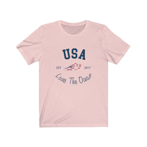 Loves The Ocean USA Limited Edition Unisex Short Sleeve Tee