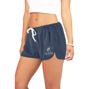 Loves The Ocean Navy All Over Print Casual Shorts