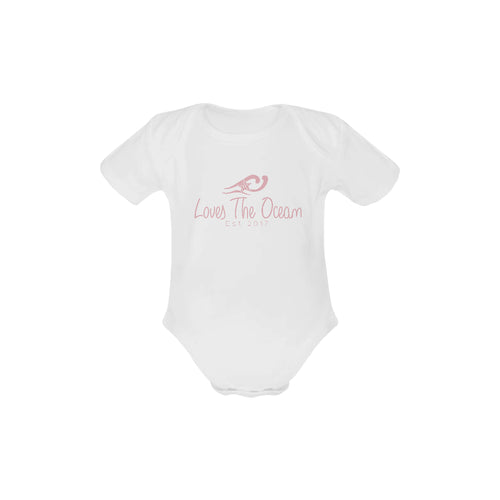 Loves The Ocean White Rose Onesie