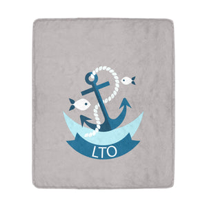 Loves The Ocean Boys Ultra-Soft Micro Fleece Blanket 50" x 60"