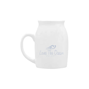 Loves The Ocean White Lightblue Cup (10.3 Oz)