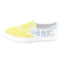 Load image into Gallery viewer, Loves The Ocean Yellow LB Slip- On Canvas Shoes