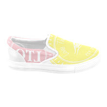 Load image into Gallery viewer, Loves The Ocean Yellow Rose Slip- On Canvas Shoes