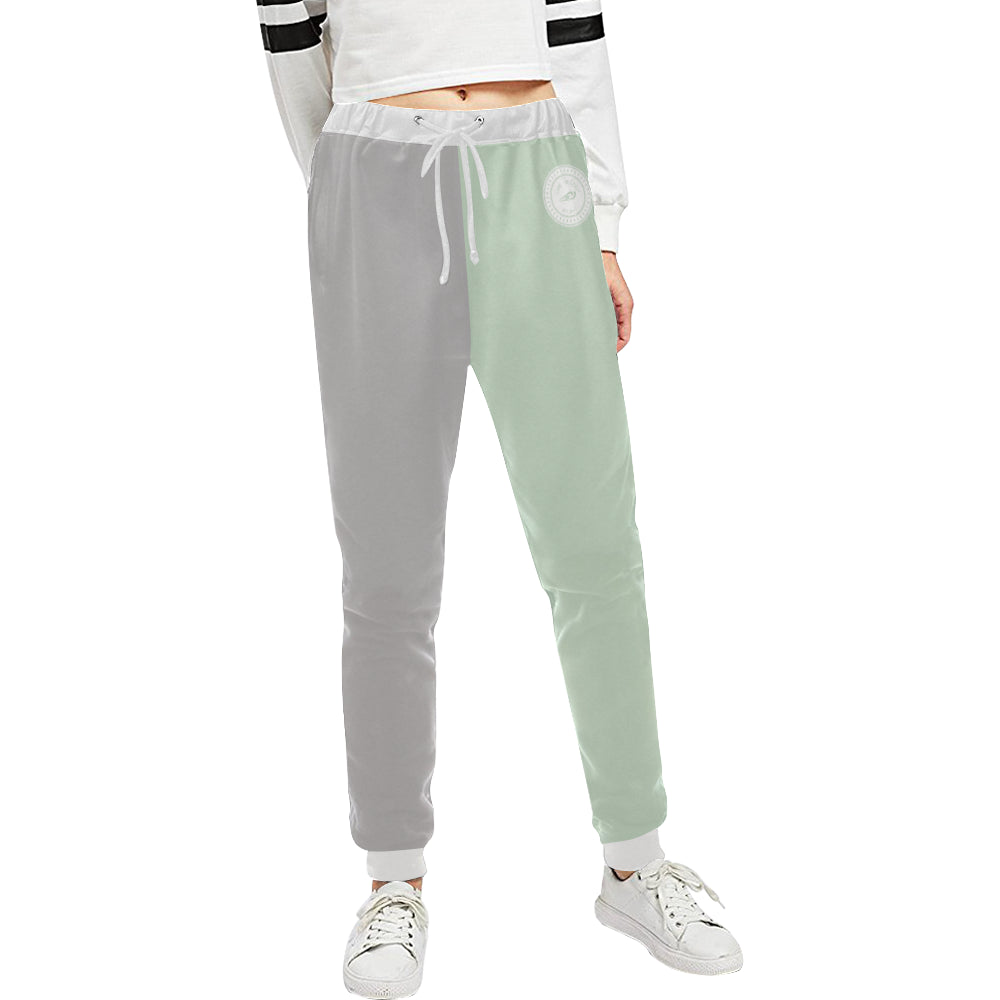 Loves The Ocean Grey Mint Unisex Casual Sweatpants