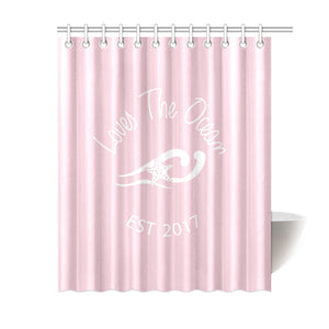 Loves The Ocean Rose Shower Curtain 60"x72"