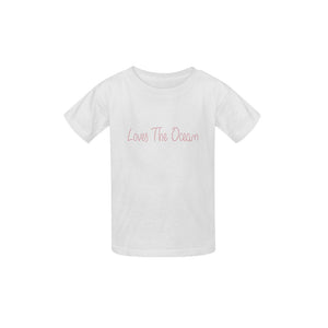 Loves The Ocean White Rose Classic T-Shirt