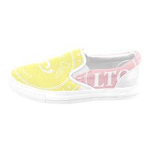 Load image into Gallery viewer, Loves The Ocean Yellow Rose Slip-on Canvas Shoes