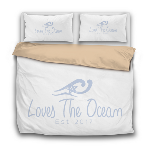 Loves The Ocean Duvet Cover LB 3 Pcs Bedding Sets