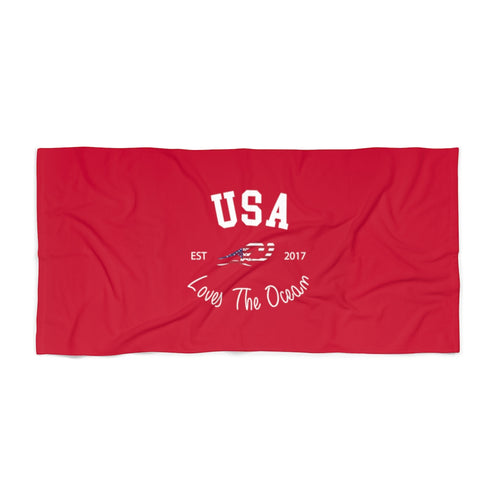 Loves The Ocean USA Limited Edition Beach Towel