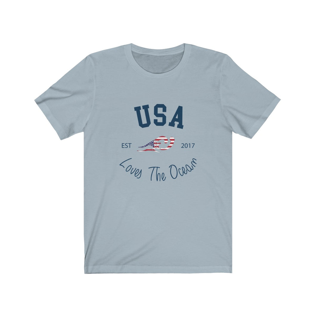 Loves The Ocean USA Limited Edition Unisex Short Sleeve Tee