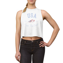 Load image into Gallery viewer, Loves The Ocean USA Limited Edition Women&#39;s Crop top