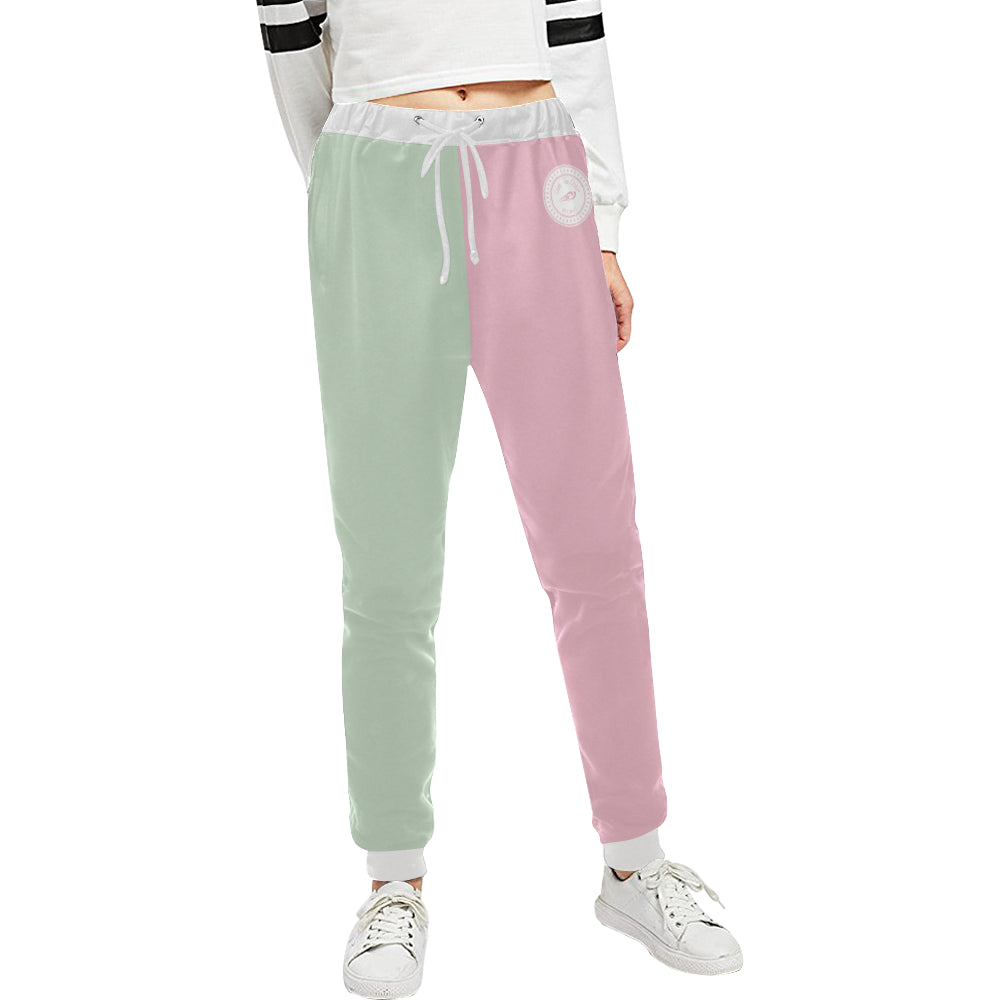 Loves The Ocean Mint Rose Unisex Casual Sweatpants