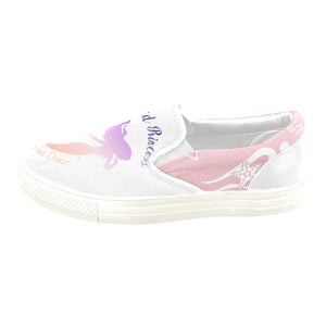 Loves The Ocean Mermaid Slip on Canvas Kids Shoes