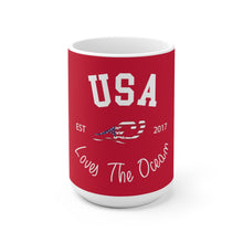 Load image into Gallery viewer, Loves The Ocean USA Limited Edition 11 oz / 15oz Ceramic Mug