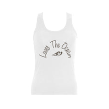 Load image into Gallery viewer, Loves The Ocean White DarkGrey Tank Top