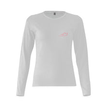 Load image into Gallery viewer, Loves The Ocean White Rose Long Sleeve T- Shirt