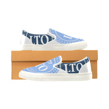 Load image into Gallery viewer, Loves The Ocean LB Slip on Canvas Kids Shoes