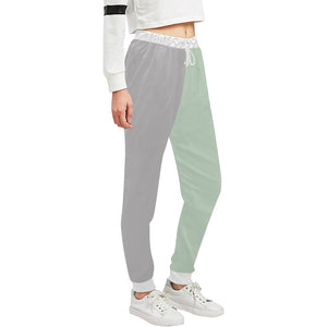 Loves The Ocean Grey Mint Unisex Casual Sweatpants